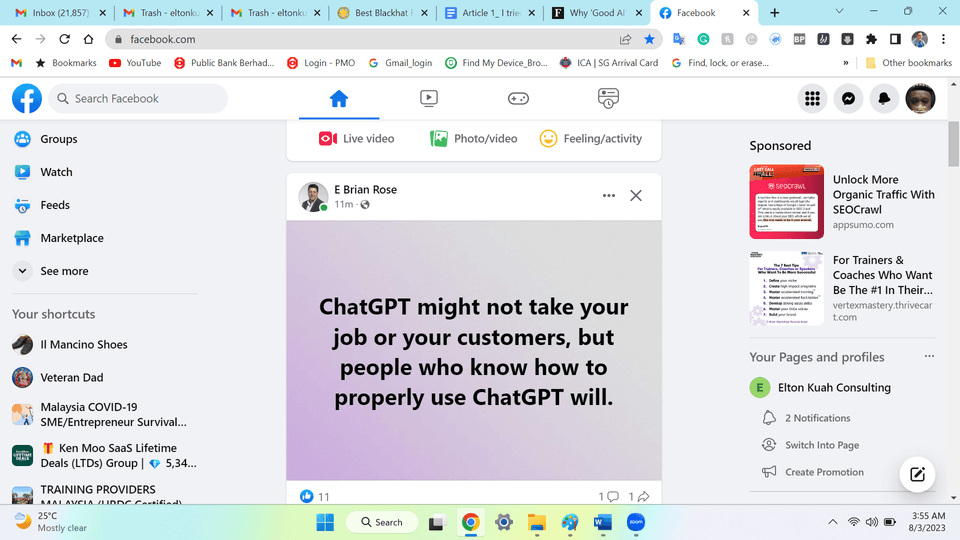 I tried using ChatGPT more than one month ago. Here’s how I found out on how Chatgpt wanders around the dark space of cybercrime, scam etc